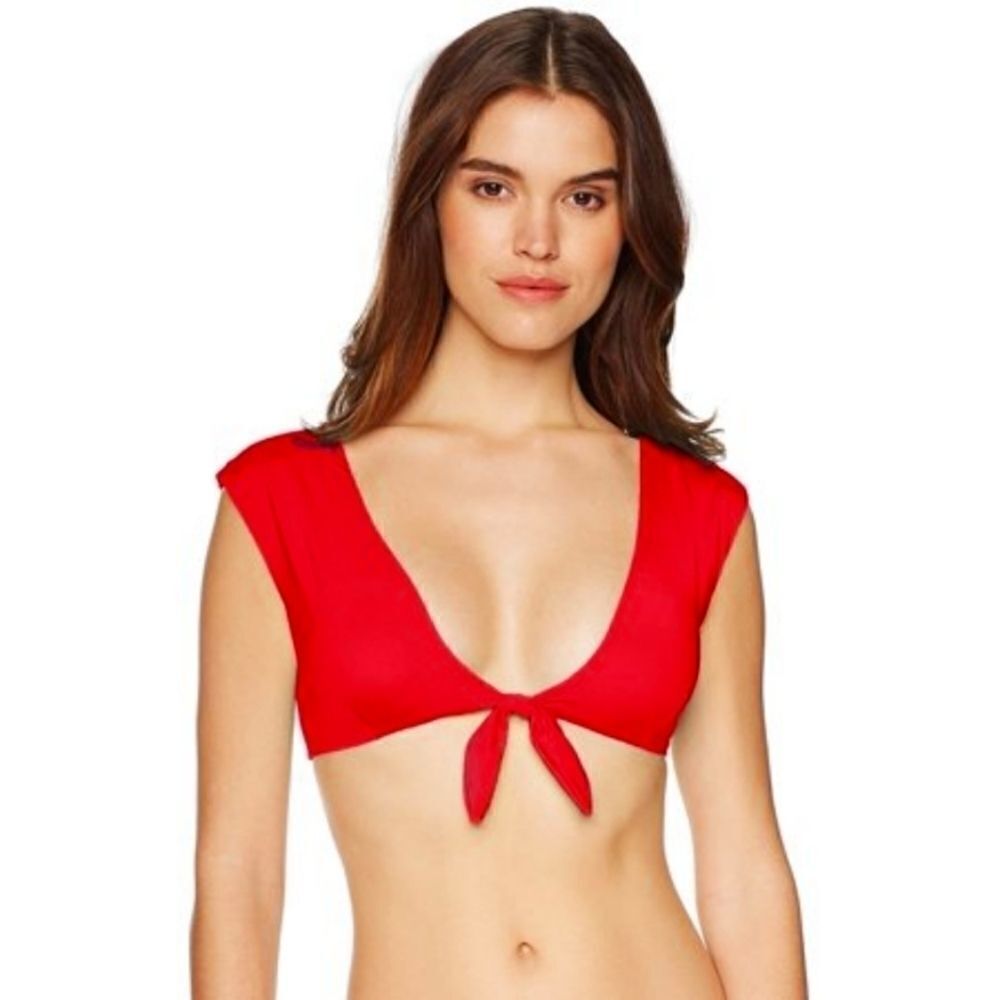 Trina Turk Getaway Solids Cap Sleeve Bikini S